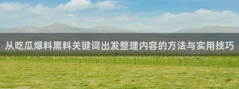 网红黑料完整时间线